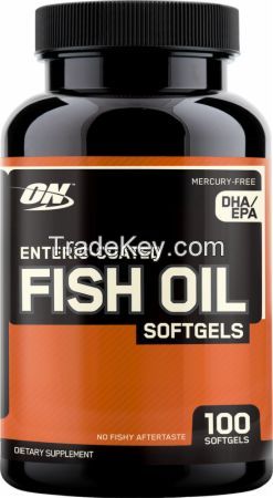 Optimum Nutrition Fish Oil Softgels Packed with Omega-3 Essential Fatty Acids