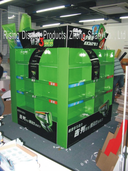 counter displays, floor displays