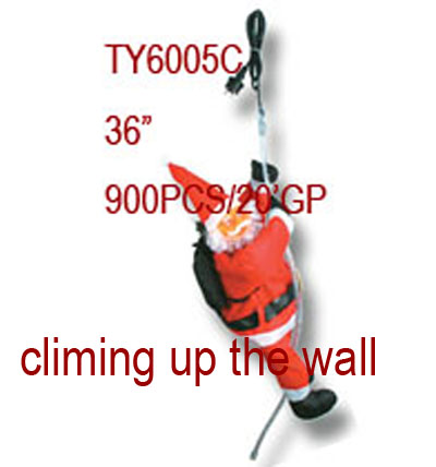 Santa clause(climing up the wall) x/mas gift