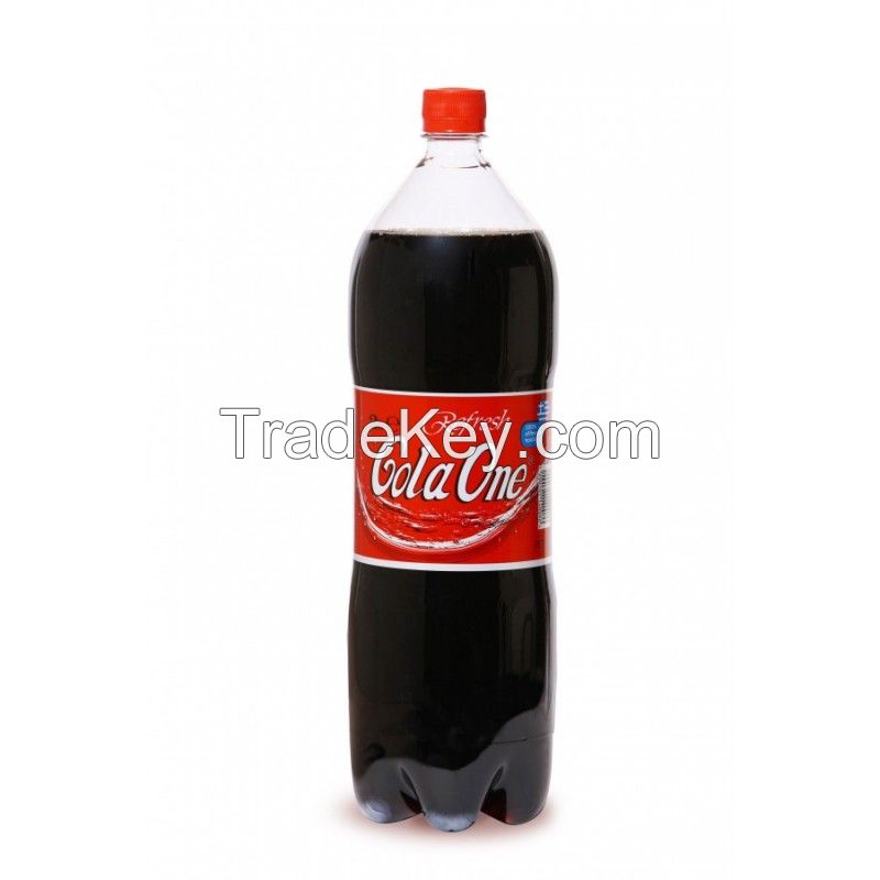 Various carbonated soft drinks