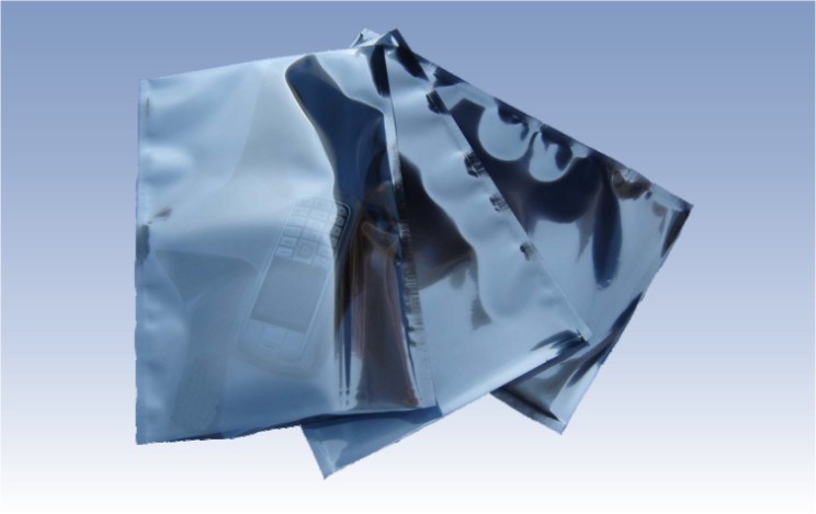 Anti static shielding bags metallic