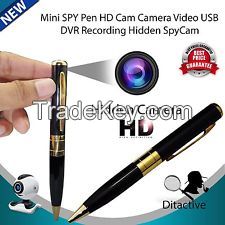 Spy Pen HD Camera with SD Card Slot - Recheargable