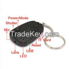 Keychain Mini Hidden Camera - Mini Sd card Port - Video(with Sound) + Photo