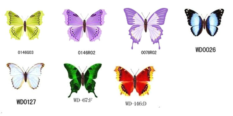 dekorative butterflies