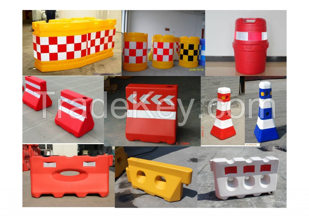 Traffic Safety Stackable Barricade Portable Traffic Barrier with Water Filled