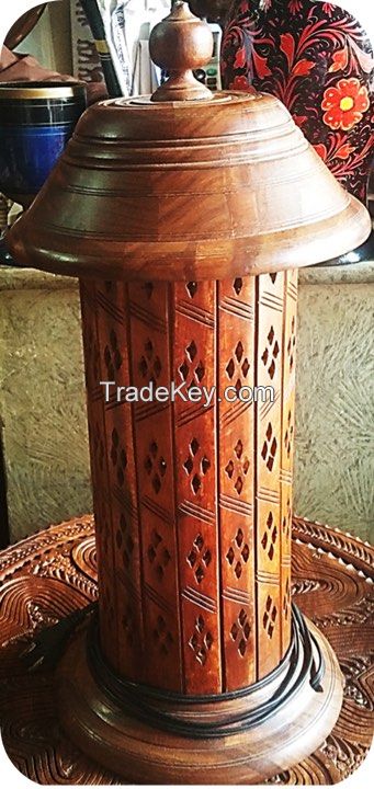 Wooden Wall Clocks Wooden Jewelery Boxes Wooden Fruit Baskets Wooden Lamps And Other Home Deoration Pieces