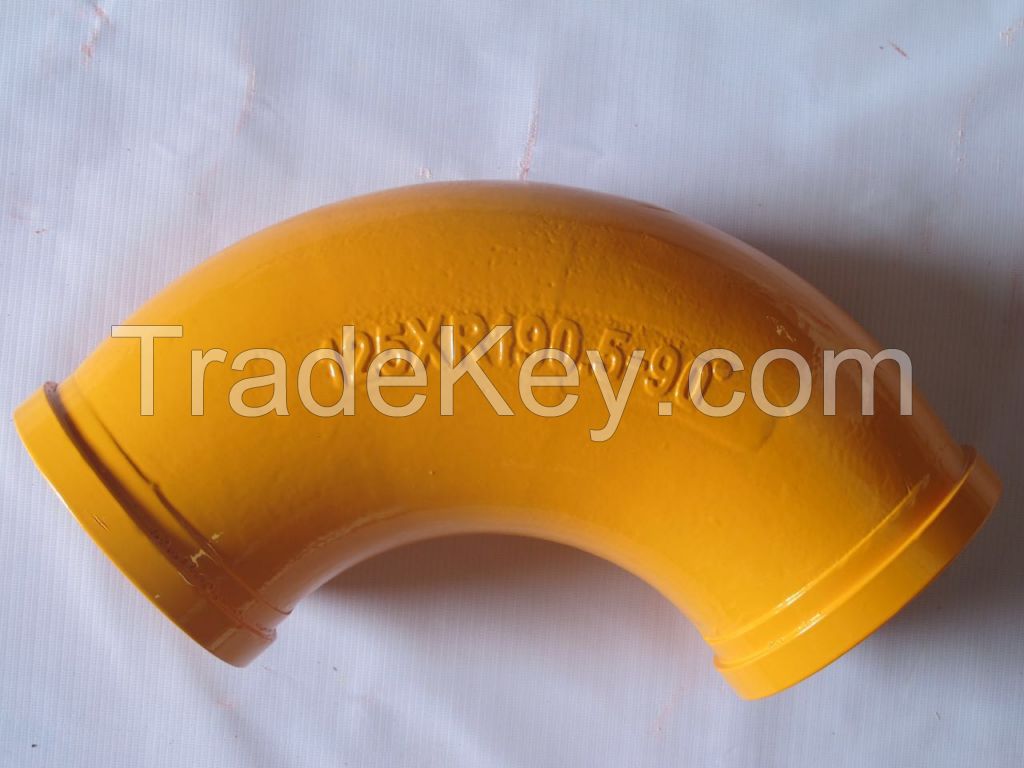 Universal elbow pipe for truck-mounted pump