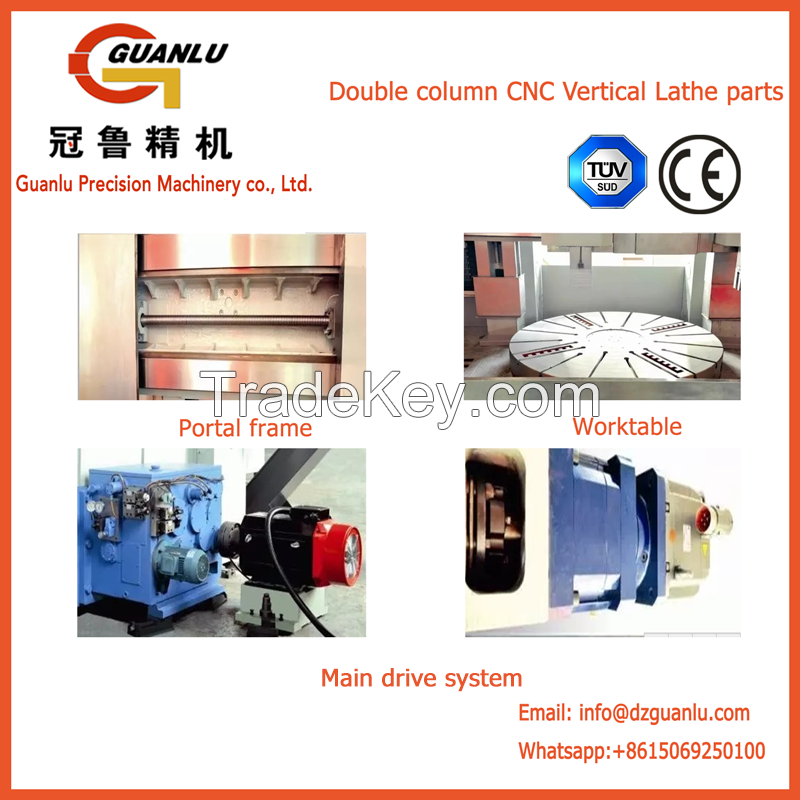 Heavy Duty Lathe Double Column Vertical CNC Machine