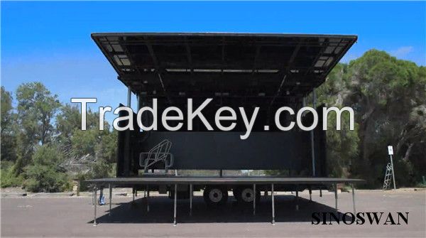 mobile stage trailer