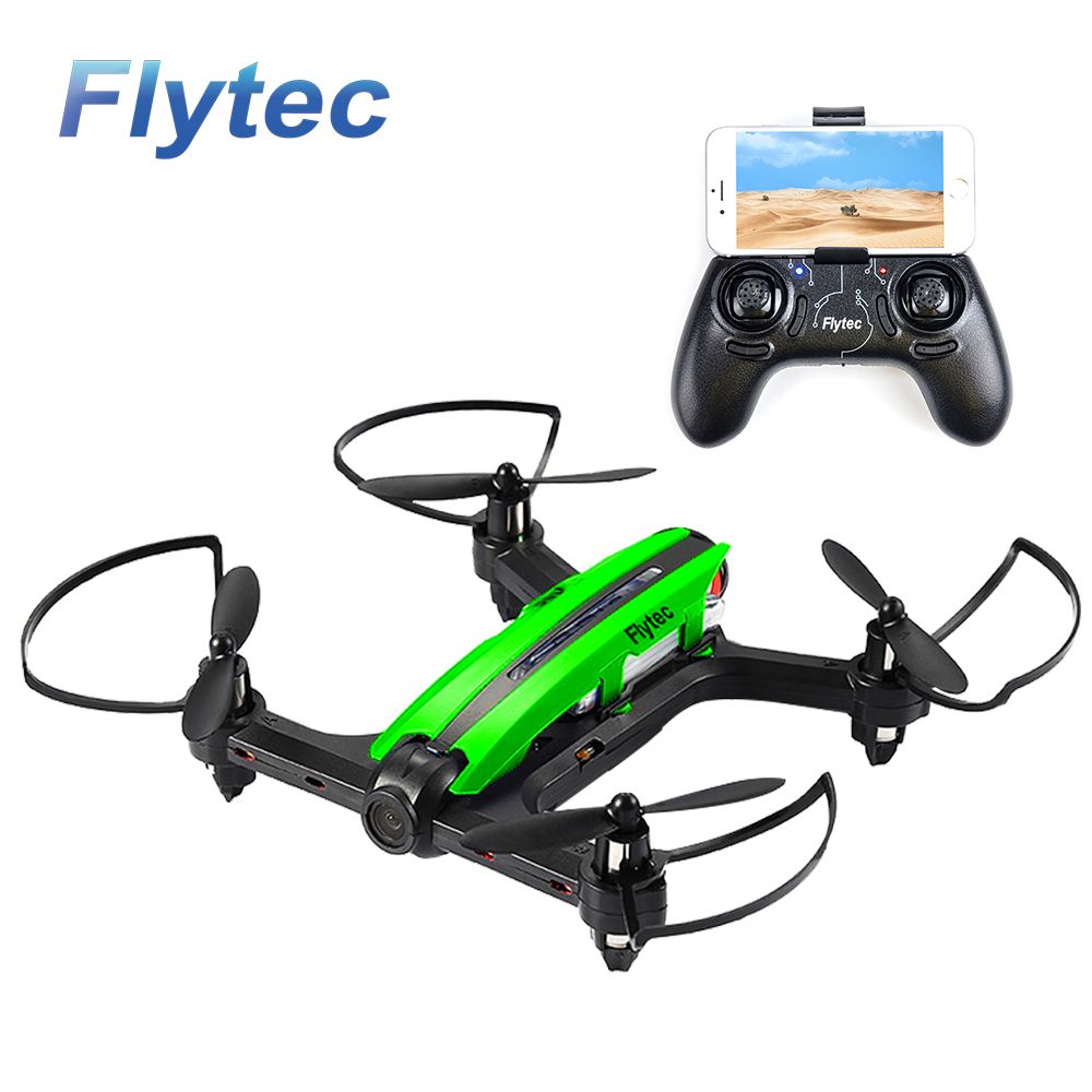 Flytec T18d Rc Quadcopter Mini Racing Drone 4ch 6 Axis Ufo With Wifi Fpv 720p Hd Camera Height Hold Mode Rtf Yellow