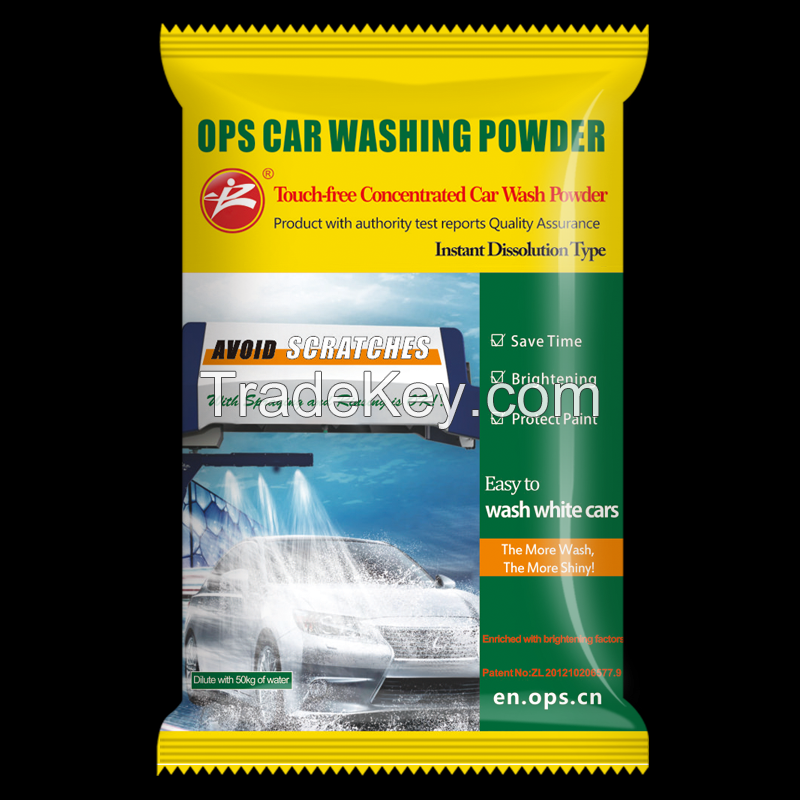 OPS Concentrated Car Wash Powder Wipe Free Car Wash Detergent Car wash shampoo Envinronmental Safe