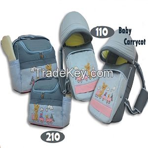 Baby Carrycot with its Diaper Bag