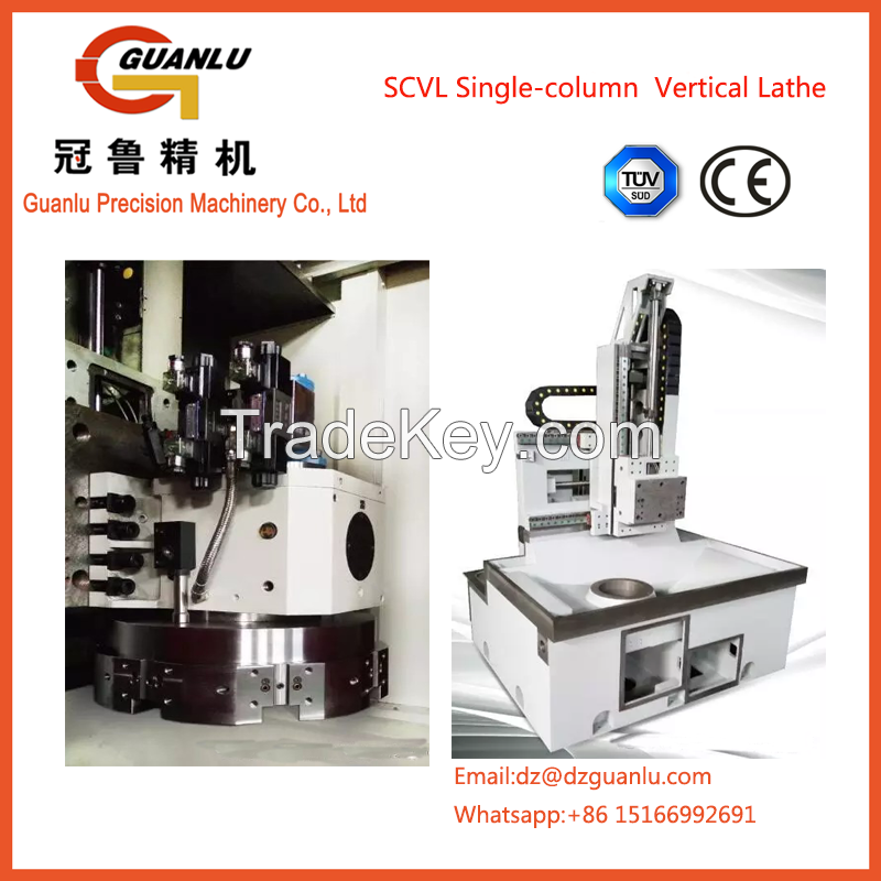 New CNC SCVL Single-column Turret Vertical Turning Lathe