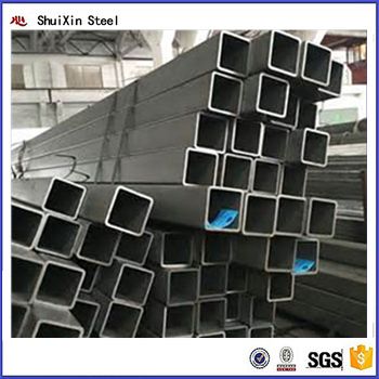Black rectangle steel tube in Hebei