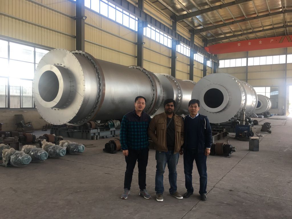 Three cylinder rotary dryer drying equipment tube dryer cylinder dryer