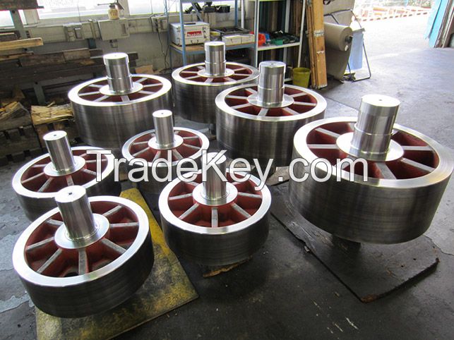 Support Roller And Support Roller Shaft - Supporting Drives For Rotary Kilns Cement Plant - Sponge Iron Plant