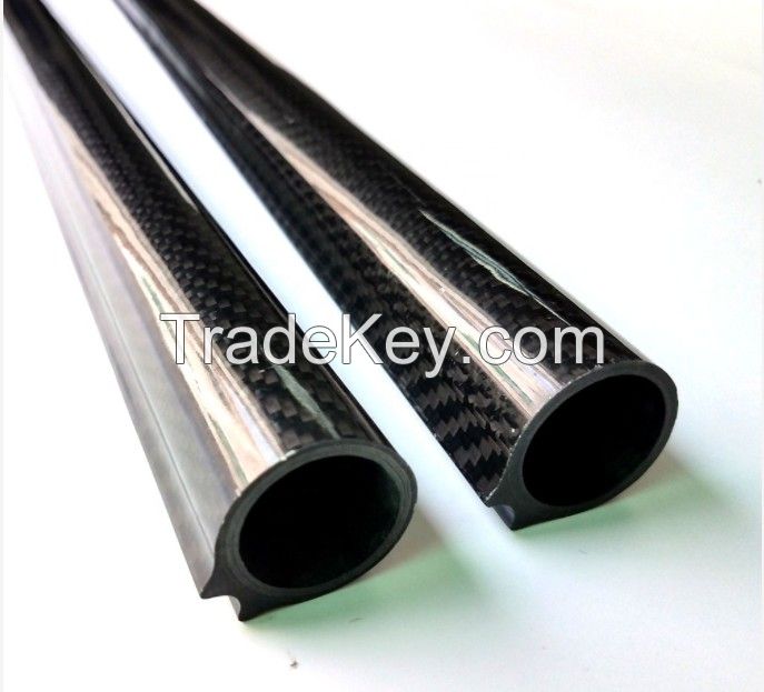 Round Carbon Fiber Spearfishing Barrels (31mm X 26mm X 1 Meter Length )