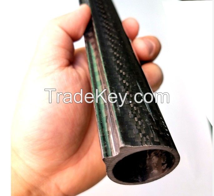 Round Carbon Fiber Spearfishing Barrels (31mm X 26mm X 1 Meter Length )