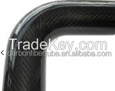 Carbon fiber bent tube/bent pipe angle 45 degree, 90 degree,120 degree