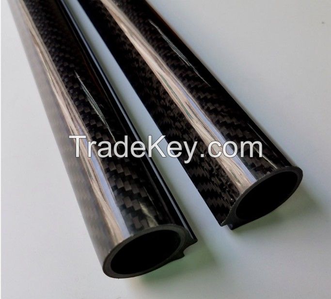 Round Carbon Fiber Spearfishing Barrels (31mm X 26mm X 1 Meter Length )