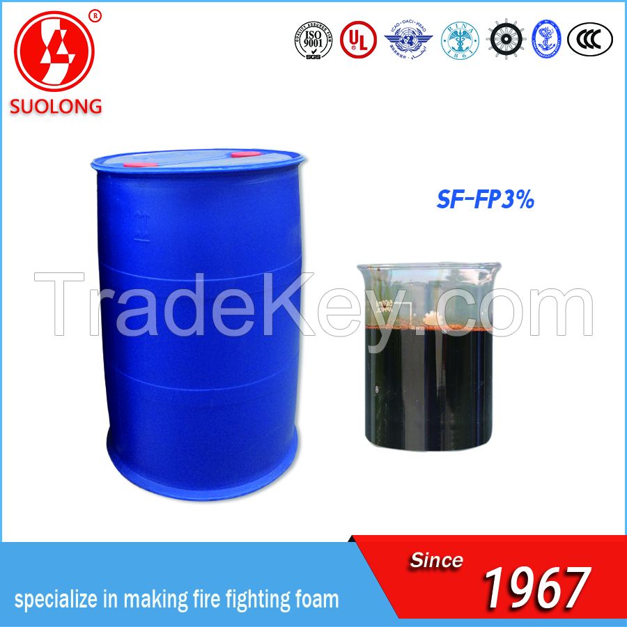 Fluoro-Protein fire fighting foam concentrate/fluoro-protein foam extinguishing agent(FP3%)