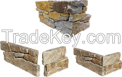 Rusty Stone Decorative Wall Veneer Quartz Material