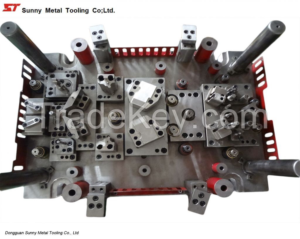 Stainless Steel Automotive Metal Stamping Parts Progressive Stamping Tool Die Mould-15008