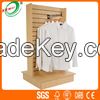 Wood Grain Shelving Clothes Women Alibaba Retail Display Rack