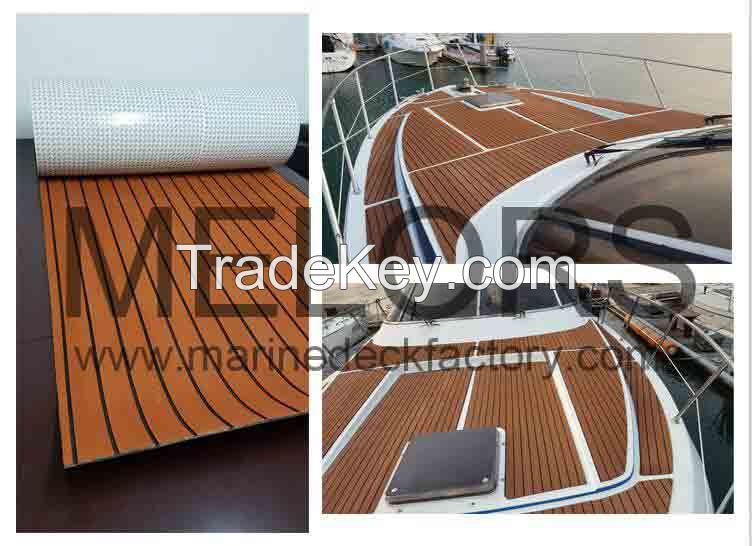 Melors EVA Boat Platform Teak Decking Sheet Non-skip Yacht Mat