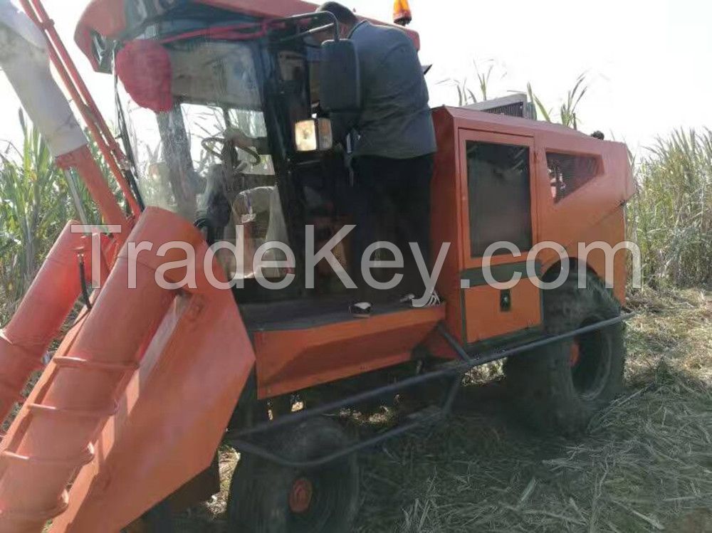 Sugarcane Combine Harvester Sugar Cane Whole Stalk Machine Harvest Sugarcane Combine Machine By