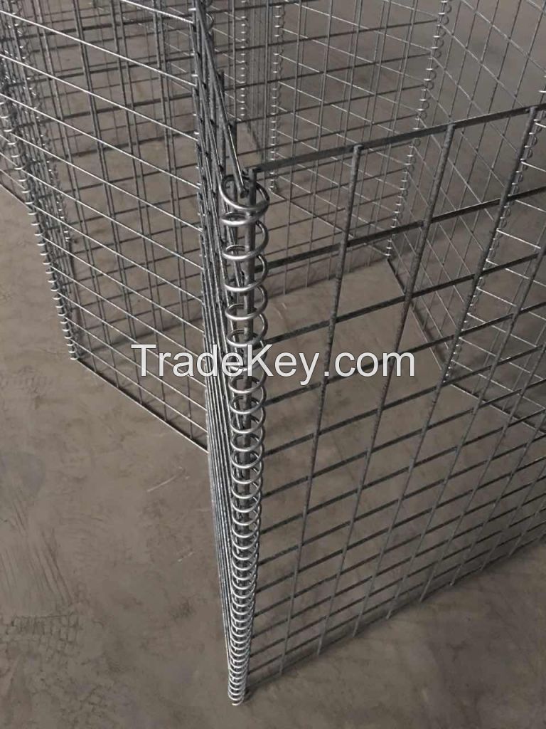 galvanized welded gabion hesco bastion for military in China