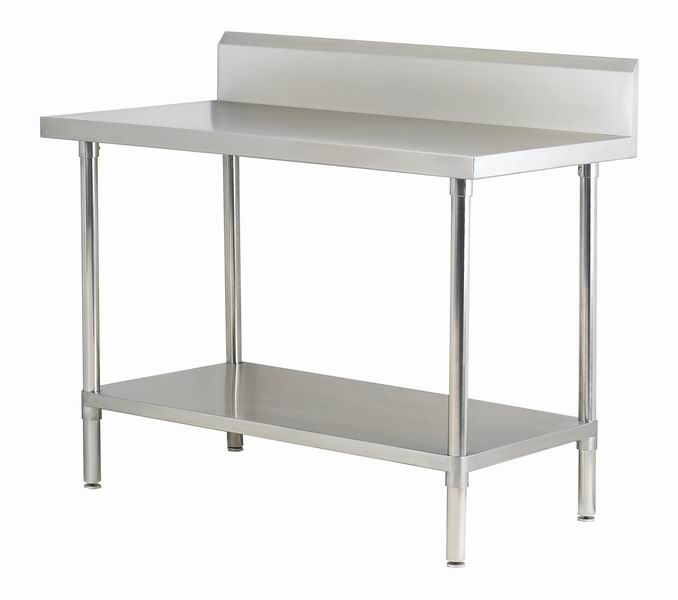 Stainless Steel Work Table with Splash Back
