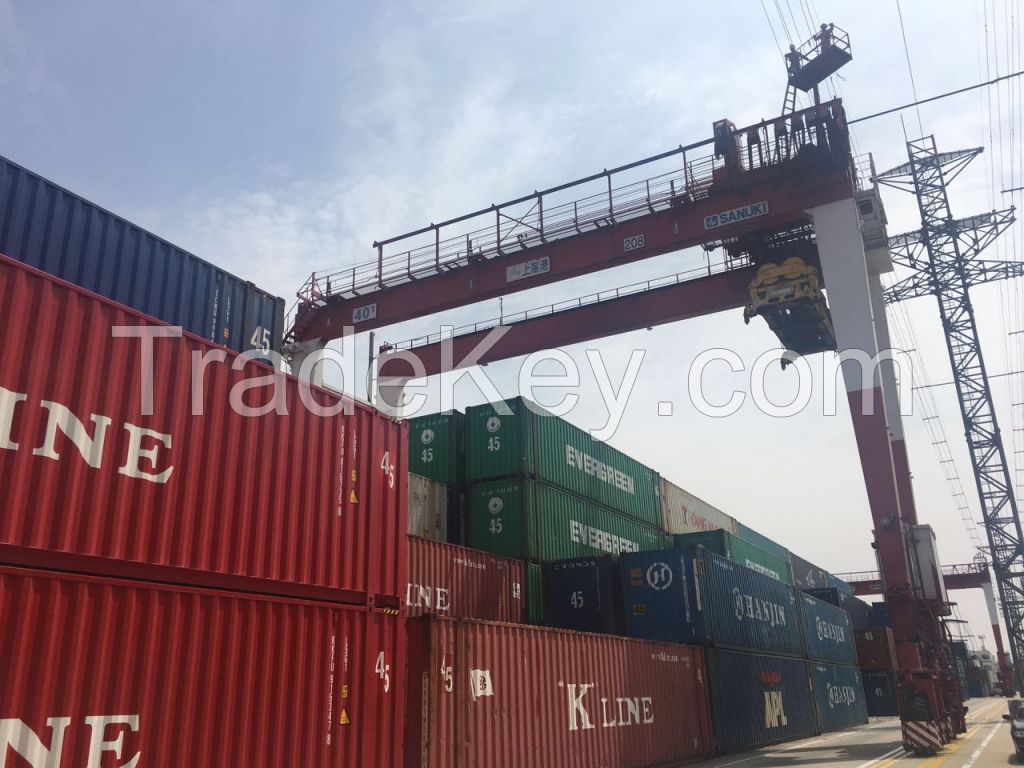 Used 40T/60T Rubber Tyre Mobile Harbour Port Container Gantry Crane for sales