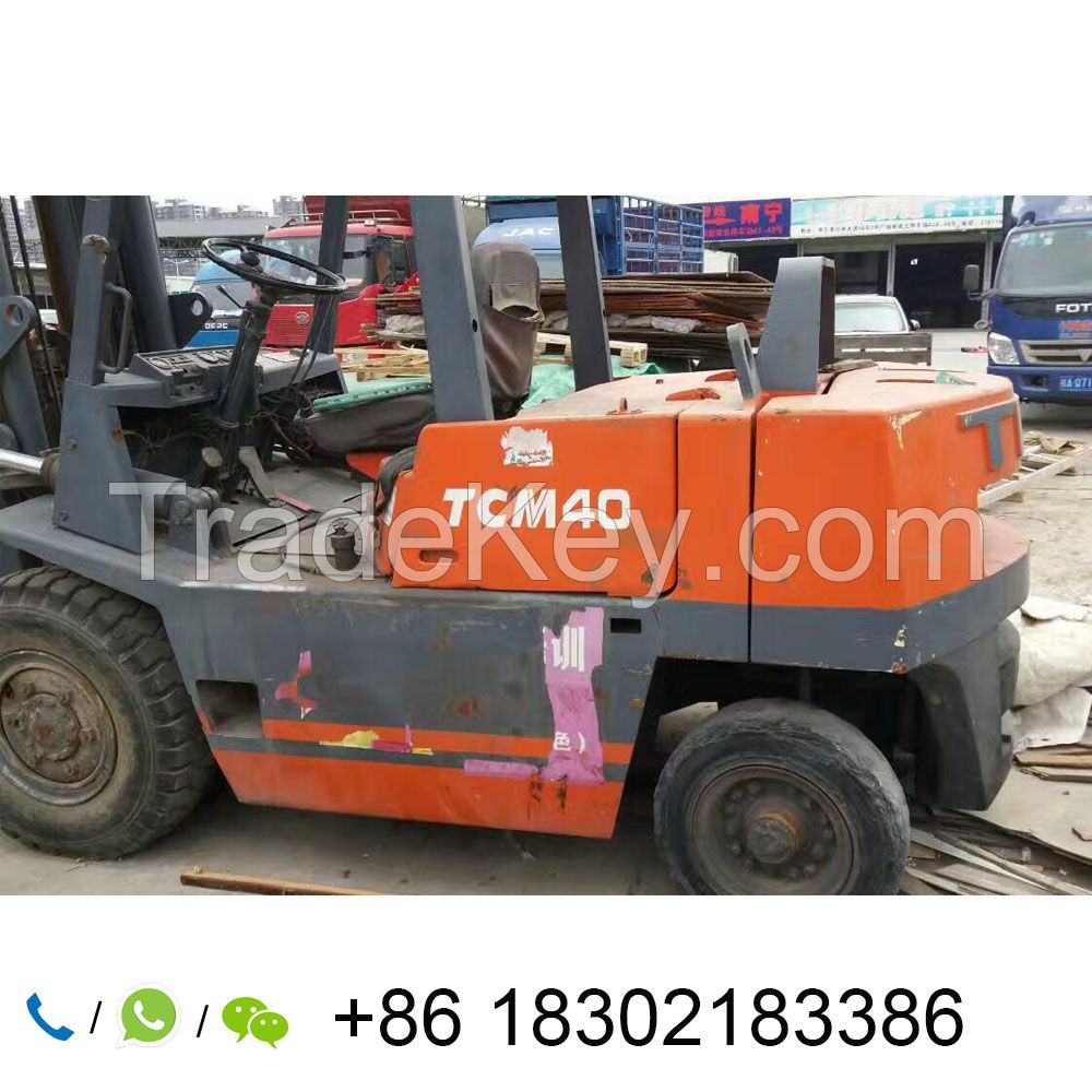 Japanese Used 4 ton Forklift TCM/TOYOTA in Shanghai