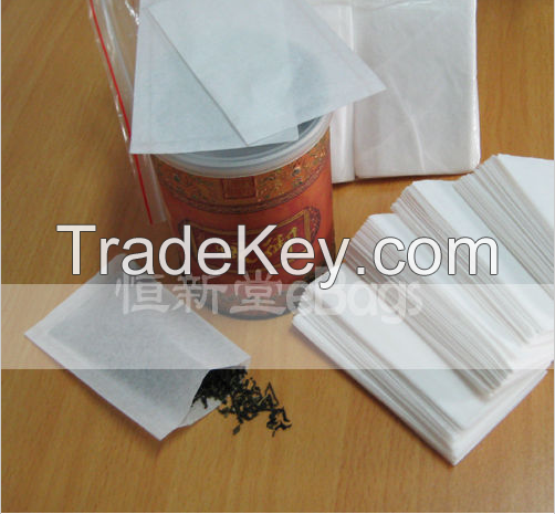 Heat-sealable Empty Filter Paper Bags Powder Spices Herbs Storage Bags Teabags 2.4x4.3&quot; (62 x 108mm)