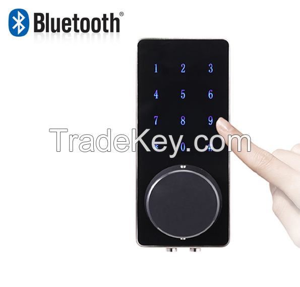 Mobile Bluetooth Locks Deadbolt Keyless Entrance Smart Electronic Digital Door Lock With Key Remote Keypad For home Office hotels 