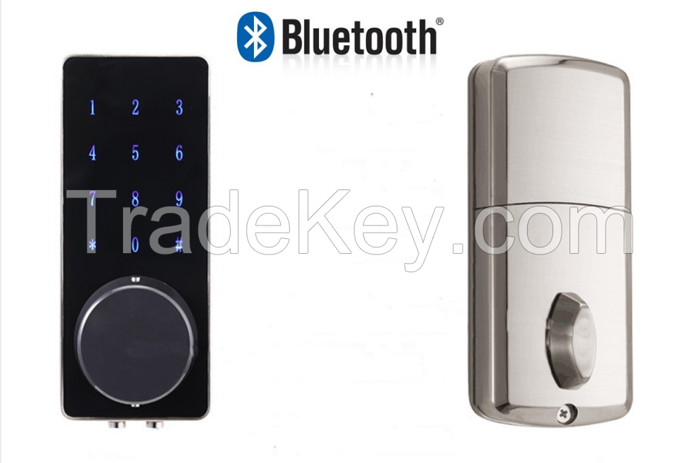 Mobile Bluetooth Locks Deadbolt Keyless Entrance Smart Electronic Digital Door Lock With Key Remote Keypad For home Office hotels 