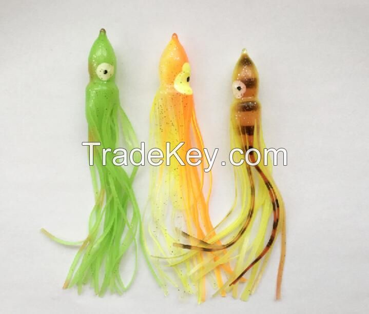 High quality luminous octopus skirt fishing lure