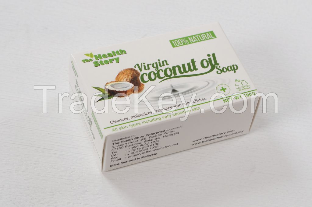Virgin coconut oil soap