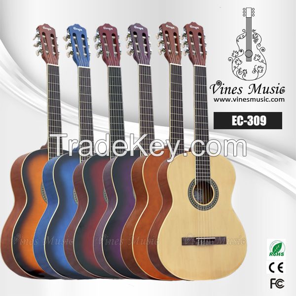 4/4 size 39inch China wholesale guitar classical for student