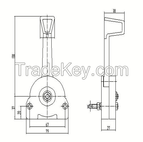 Hand Throttle Cable Controller