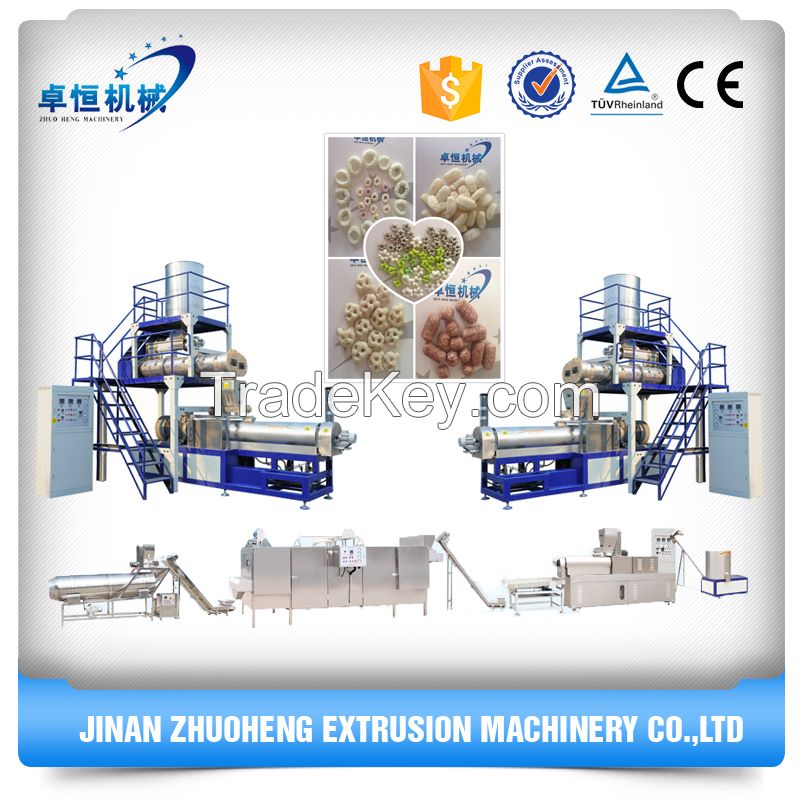 Professional seller puff snack food producing line