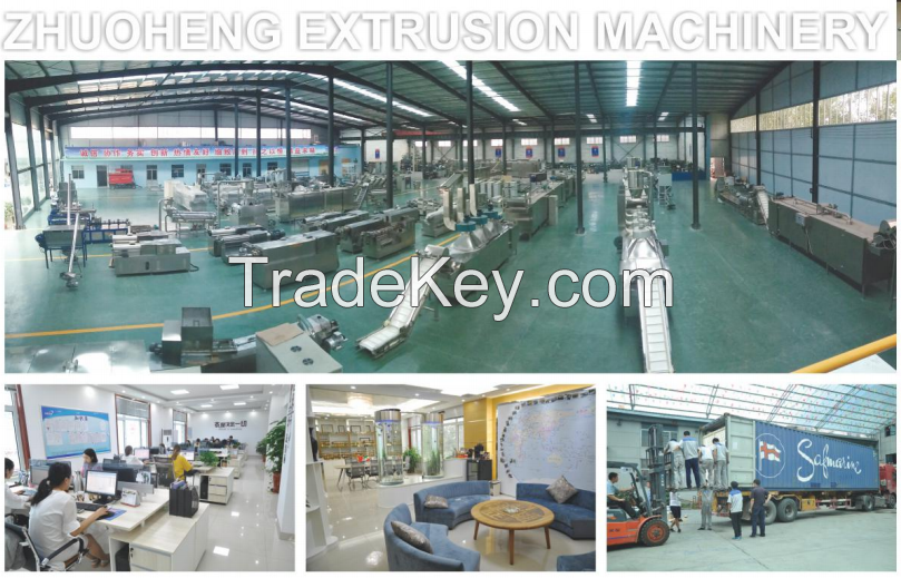 Automatic corn snacks food extruder machine processing line