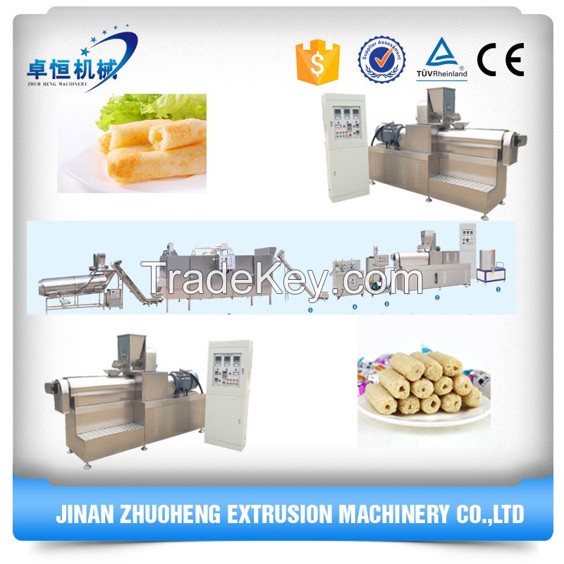 Hot sale quality core filled snack food making machine processing line
