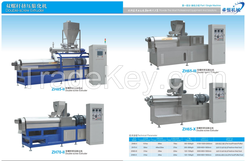 Puffed Extruded Snack Food Making Machines