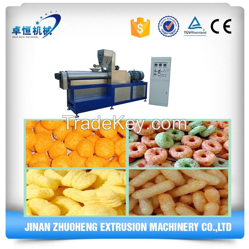 Puffed Extruded Corn Snack Food Making Machine