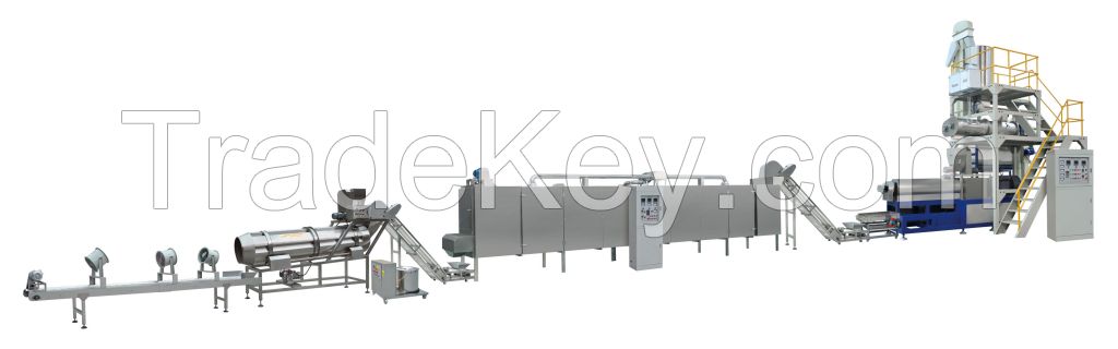 Jinan Factory Direct Fish food Pet Food Pellet Extruder Machine animal feed poultry feed