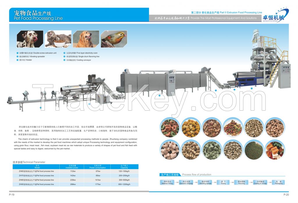 Professional supplier dog food making machine production line