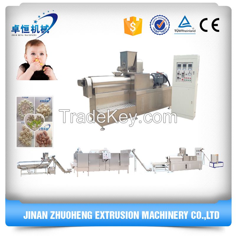 Twin Screw Extruder puffed snack machine