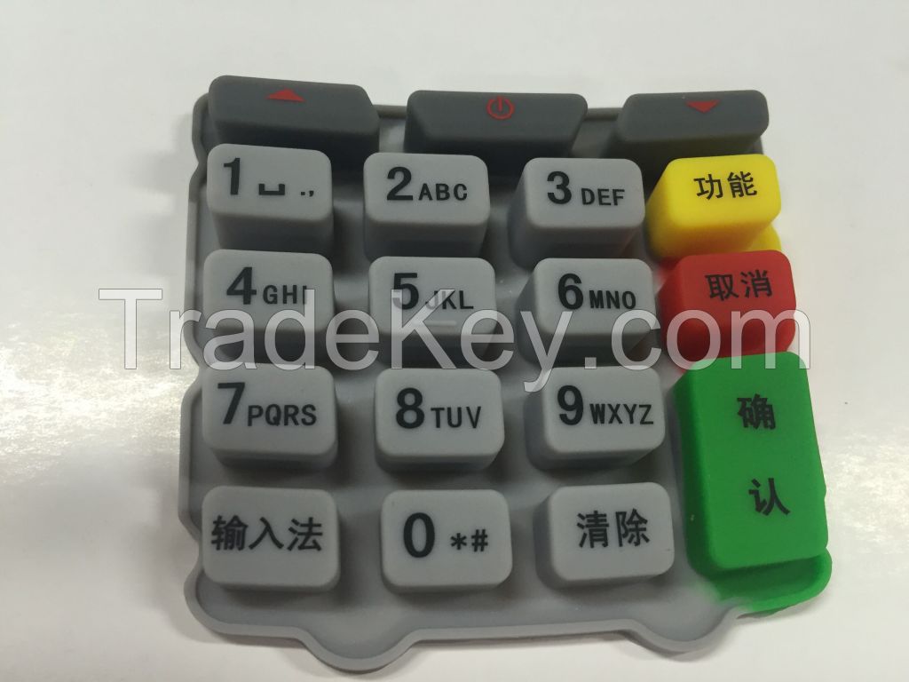 silicone keypad for calculator 
